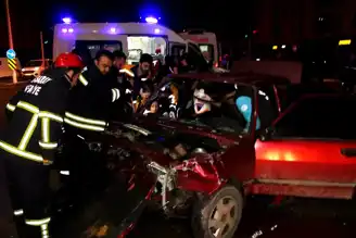 Aksaray'da Kaçan Genç Sürücü 4 Kişiyi Yaraladı
