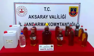 Aksaray'da Sahte İçki Baskını!