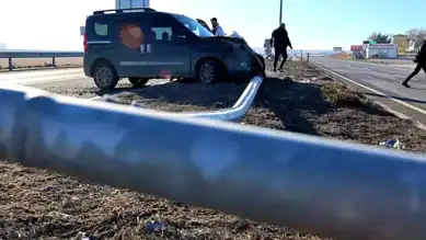 Aksaray'da Trafik Kazası: Sürücü Yaralandı