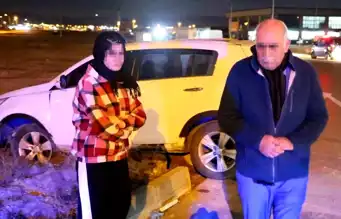 Kaçak Göçmen Taşıyan Yaşlı Adam Kaza Yaptı