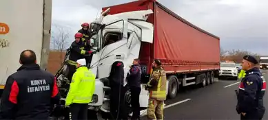 Konya Kulu'da Tır Kazası: 1 Yaralı