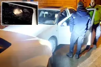 Alkollü Sürücü Direksiyonda Sızdı! Polis Zorla Uyandırdı