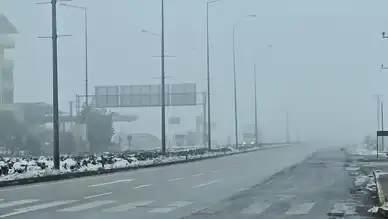 Yoğun Sis, İlçede Ulaşımı Felç Etti