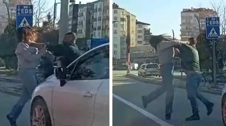 Aksaray'da Trafik Kavgası: Kadına Saldırı!