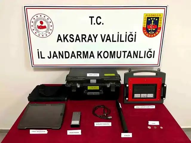 Aksaray'da Define Avına Operasyon: 4 Gözaltı