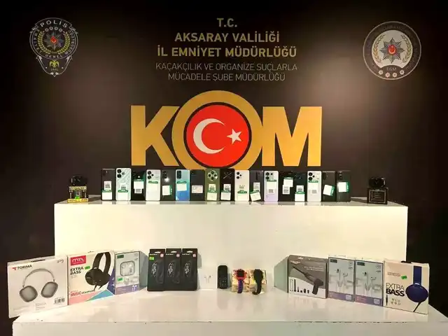 Aksaray'da Kaçakçılık Operasyonu: 5 Gözaltı