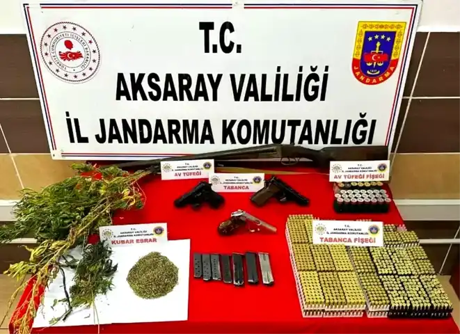 Aksaray'da Uyuşturucu ve Silah Operasyonu